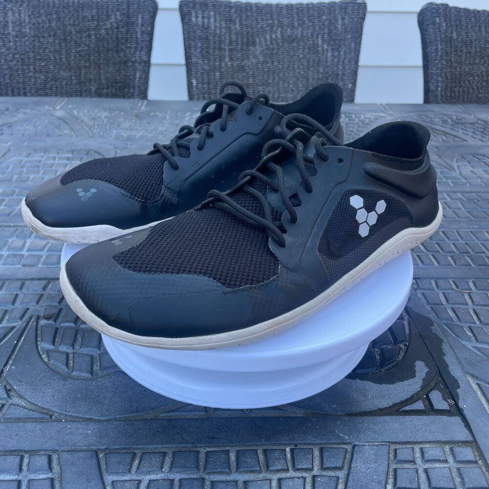 Vivobarefoot Primus Lite | Color: Black & White | Size US 12 - EU 45